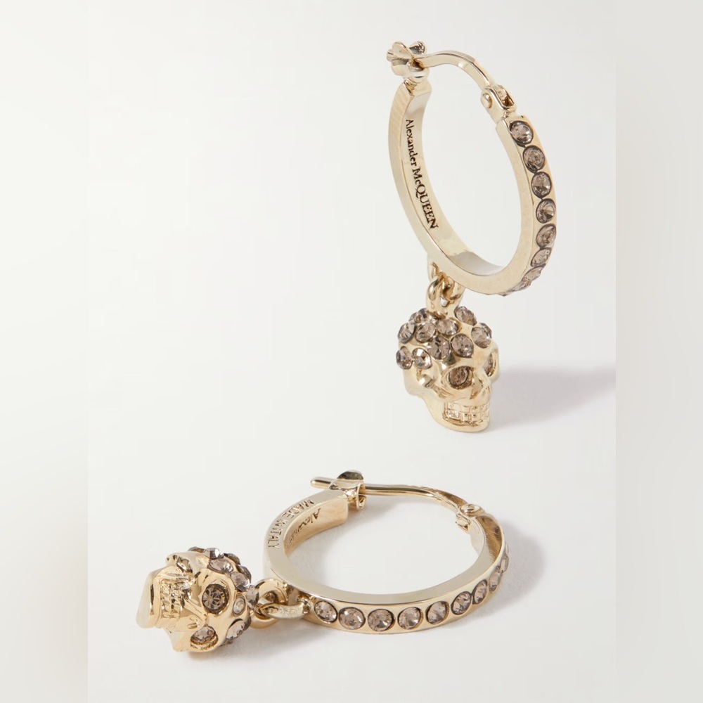 ALEXANDER MCQUEEN EARRINGS NIB